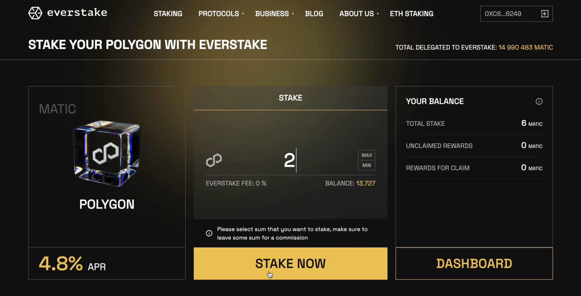 everstake homepage