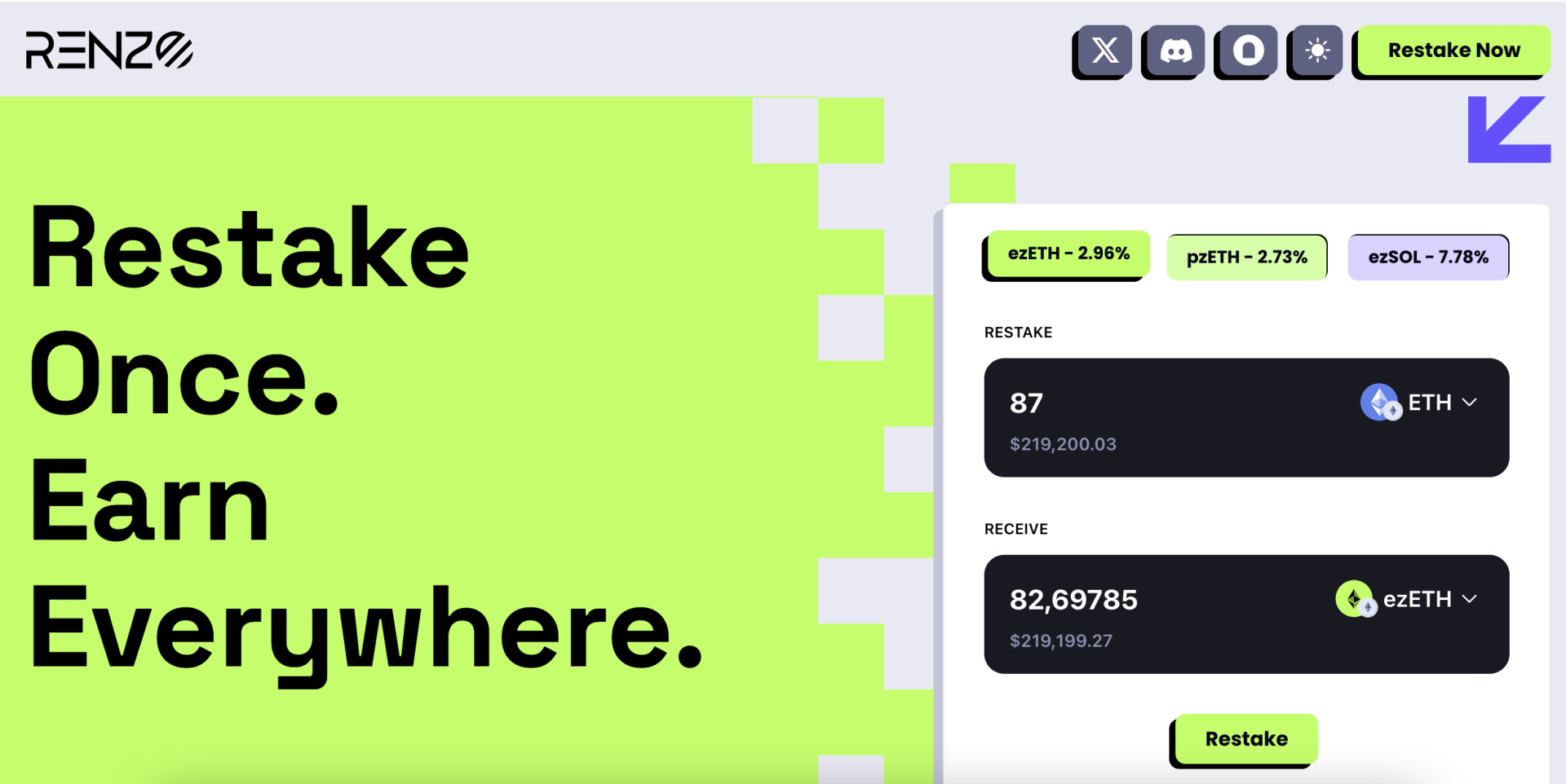 renzo homepage
