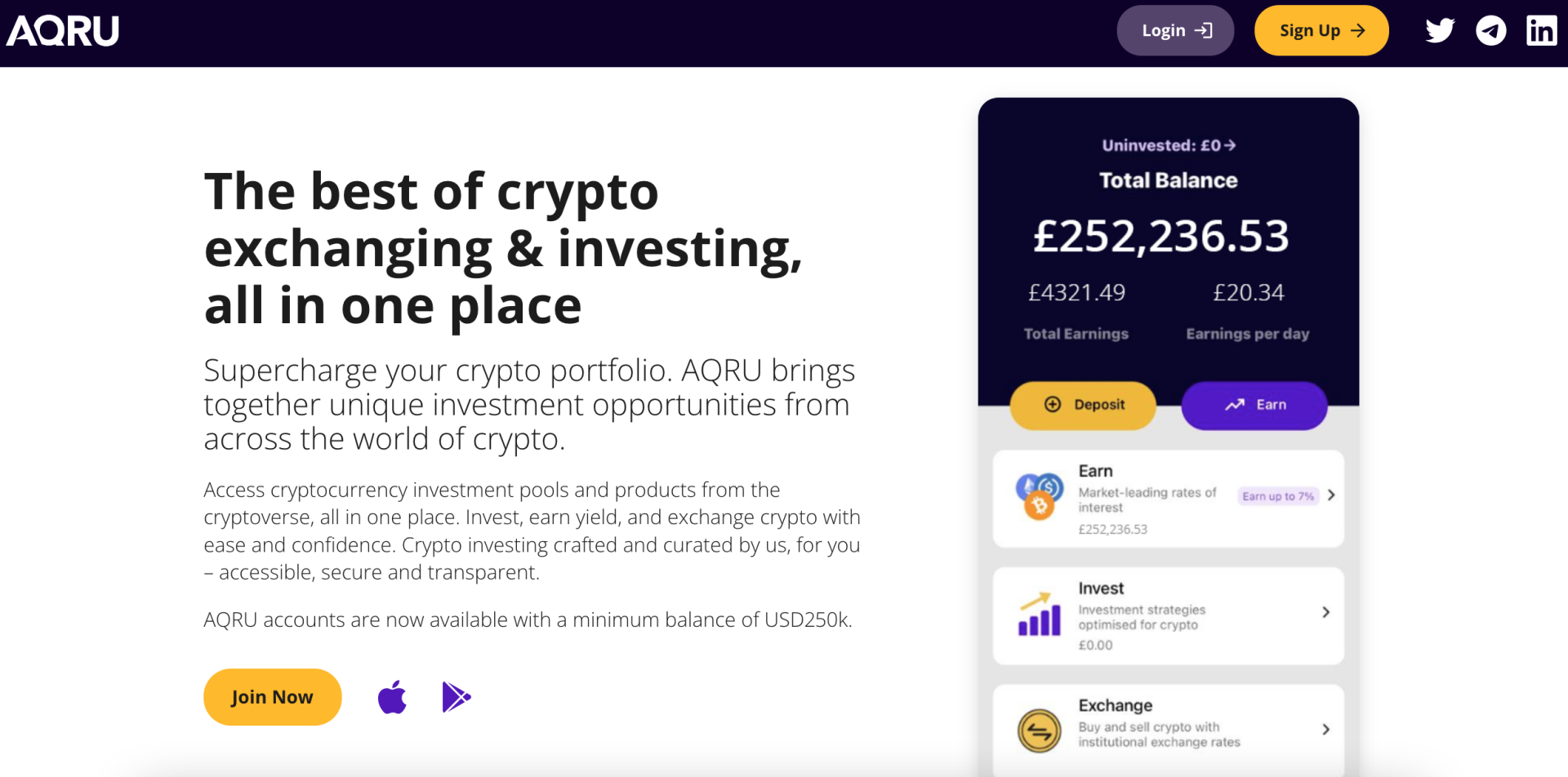 AQRU homepage