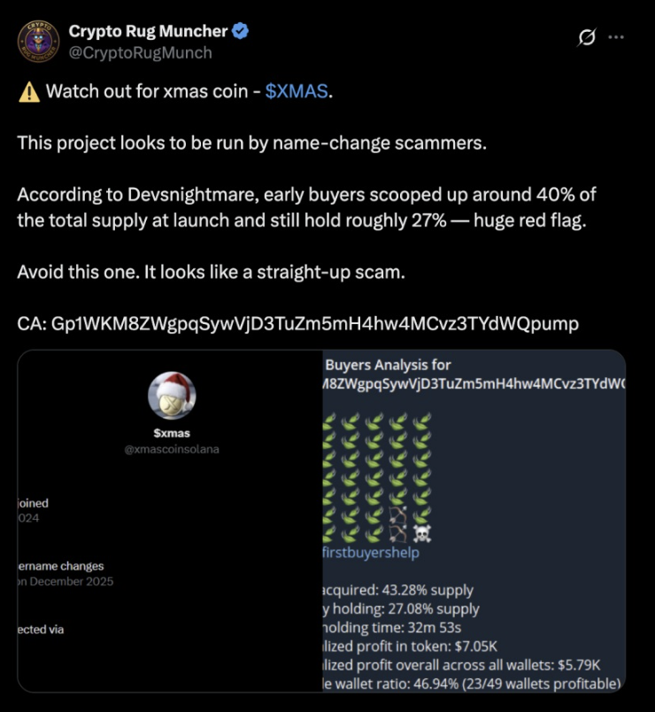 crypto rug muncher x